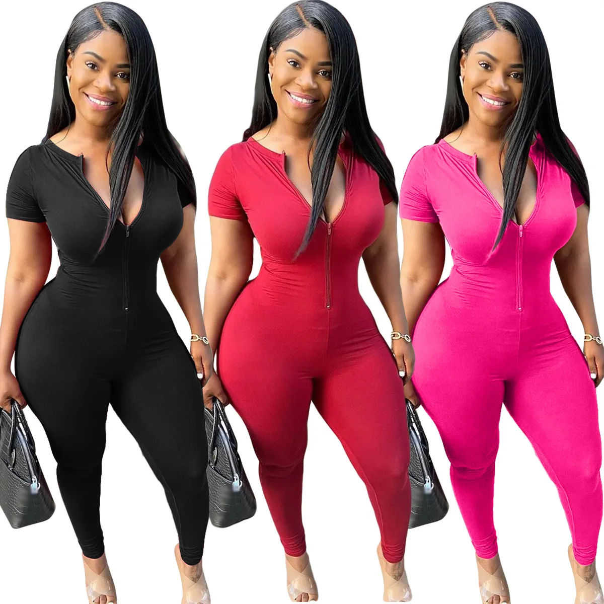 LY9266 gym clothing women New product Tight winter trouser pink jumpsuit, Picture
LY9266 gym clothing women New product Tight winter trouser pink jumpsuit, Picture