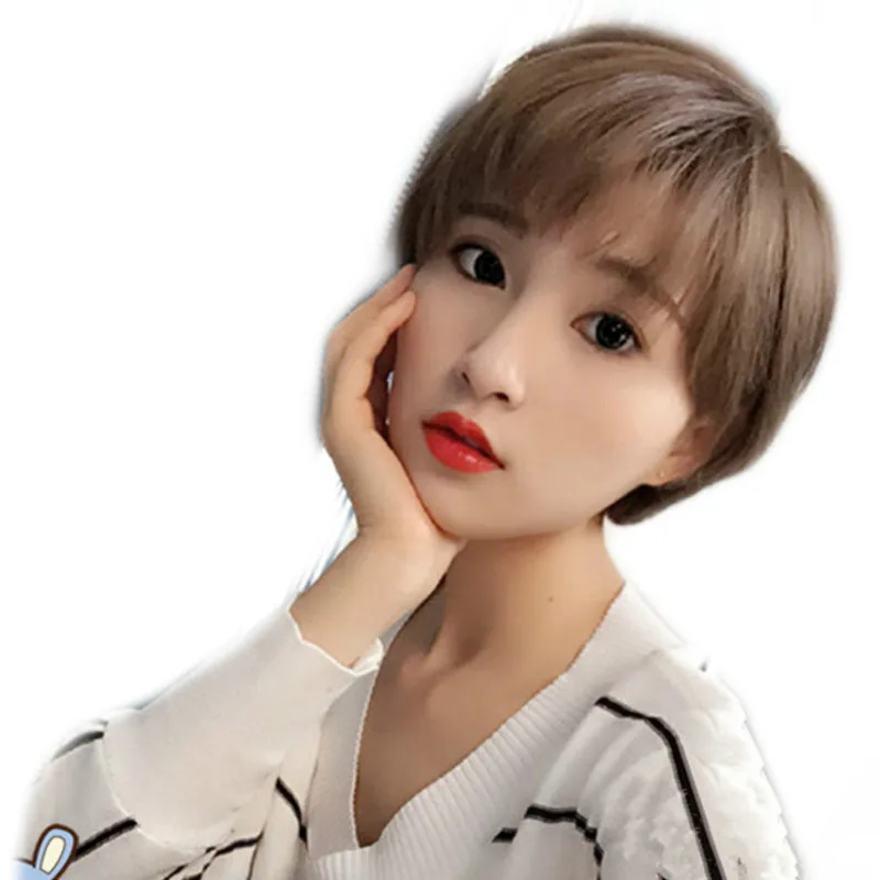Dropshippin Wig Short Straight Hair Handsome Fashion Men's and Women's Short Hair Side Bangs Texture Sense Synthetic Wigs
Dropshippin Wig Short Straight Hair Handsome Fashion Men's and Women's Short Hair Side Bangs Texture Sense Synthetic Wigs