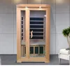 Far Infrared Function sauna With Transom Windows Feature sauna room