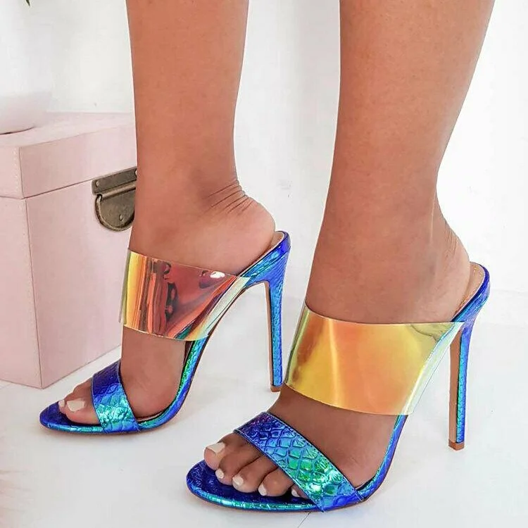 Transparent PVC Flourscent Women Slippers High Heels Snake Print Pumps Fashion Summer Sandal Shoes, Blue silver
Transparent PVC Flourscent Women Slippers High Heels Snake Print Pumps Fashion Summer Sandal Shoes, Blue silver