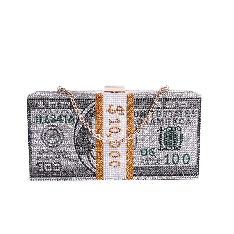 2020 Fashion Dollar Pattern Design Pu Diamond Fabric Women Handbag Crossbody Bag, 3 colors
2020 Fashion Dollar Pattern Design Pu Diamond Fabric Women Handbag Crossbody Bag, 3 colors