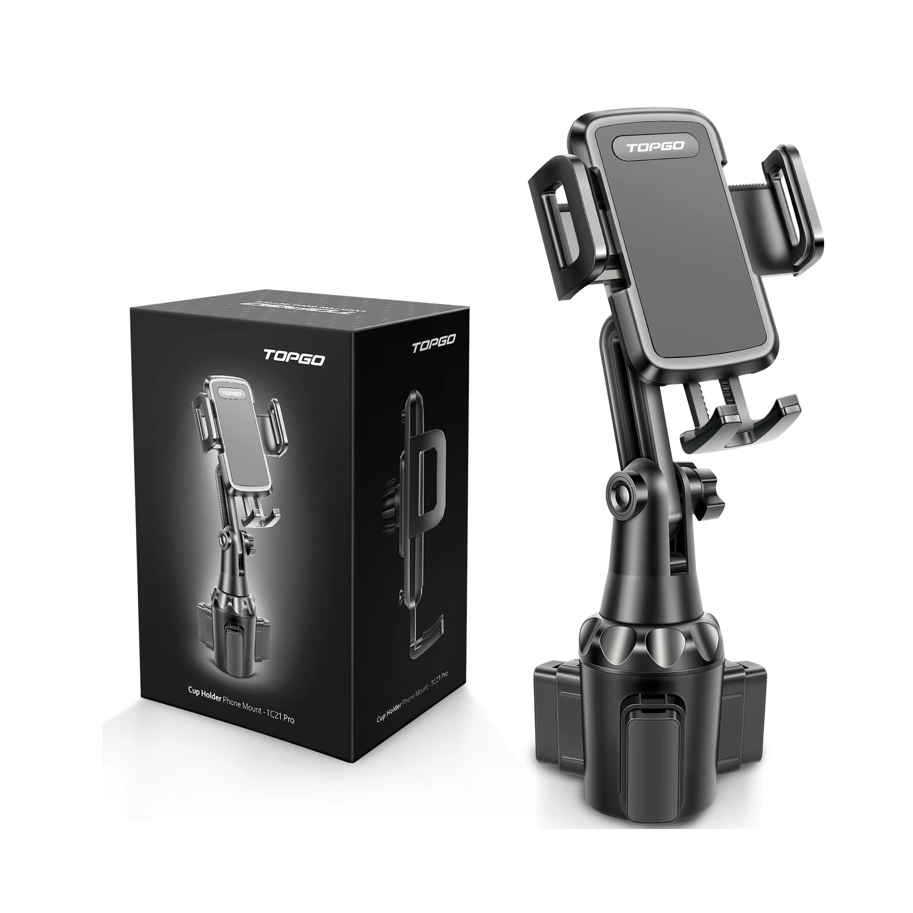 High-strength easy-to-use hot sale rotating clip gooseneck car holder long arm clip mobile phone holder, Black
High-strength easy-to-use hot sale rotating clip gooseneck car holder long arm clip mobile phone holder, Black