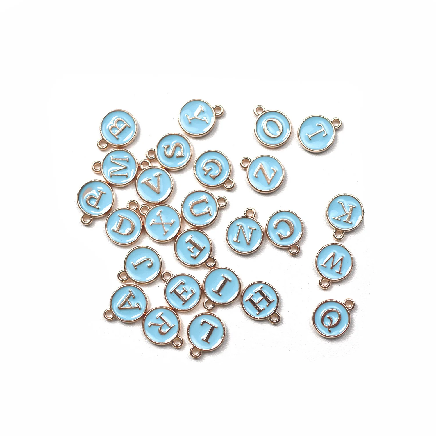 DIY Metal Alphabet Charms Pendants Fashion Jewelry Women Gold Enamel Alloy Letters Charms Pendant for Bracelet
DIY Metal Alphabet Charms Pendants Fashion Jewelry Women Gold Enamel Alloy Letters Charms Pendant for Bracelet