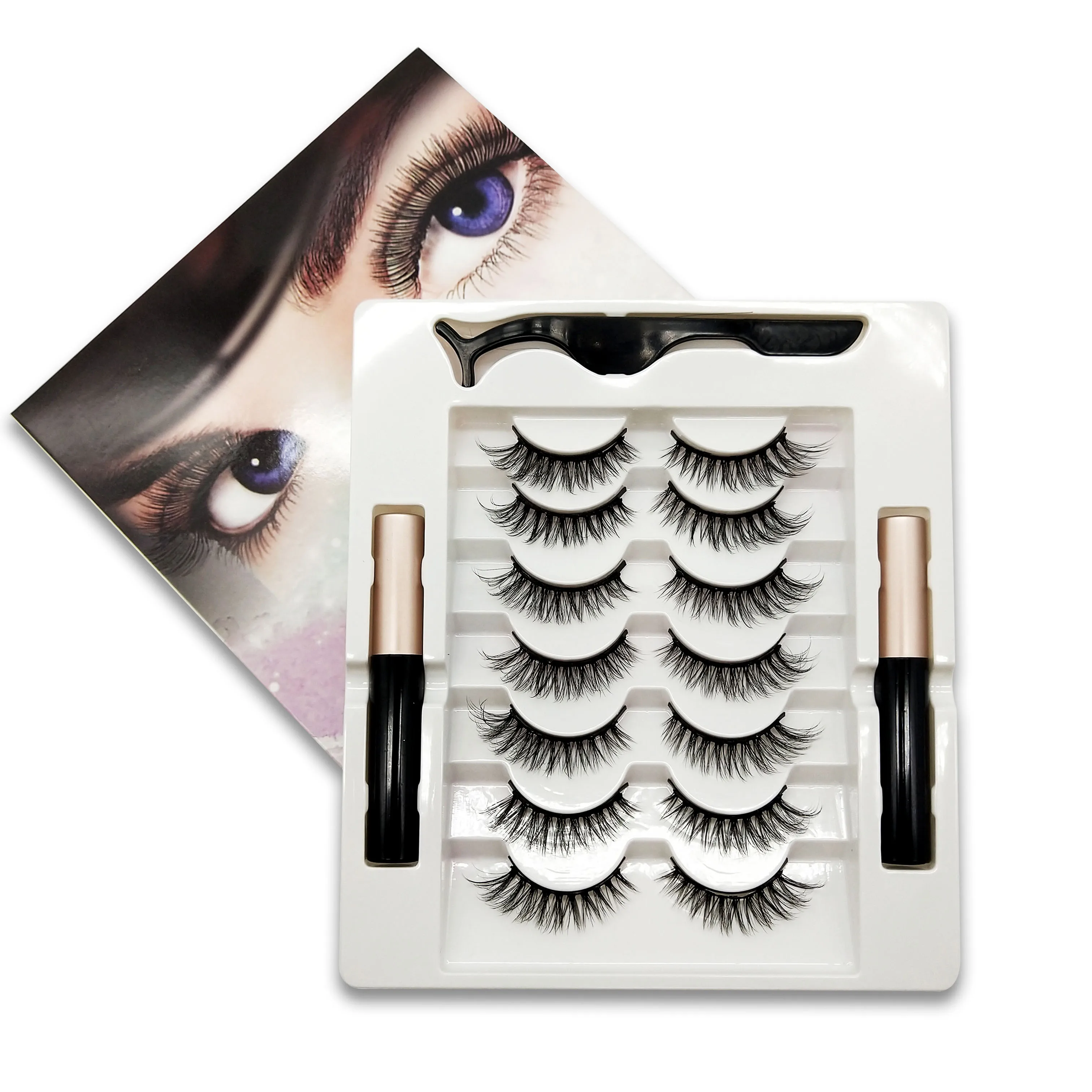 New Arrivals Full Strip Lashes Natural Private Label Wholesale magnetic eyelashes with eyeliner
New Arrivals Full Strip Lashes Natural Private Label Wholesale magnetic eyelashes with eyeliner