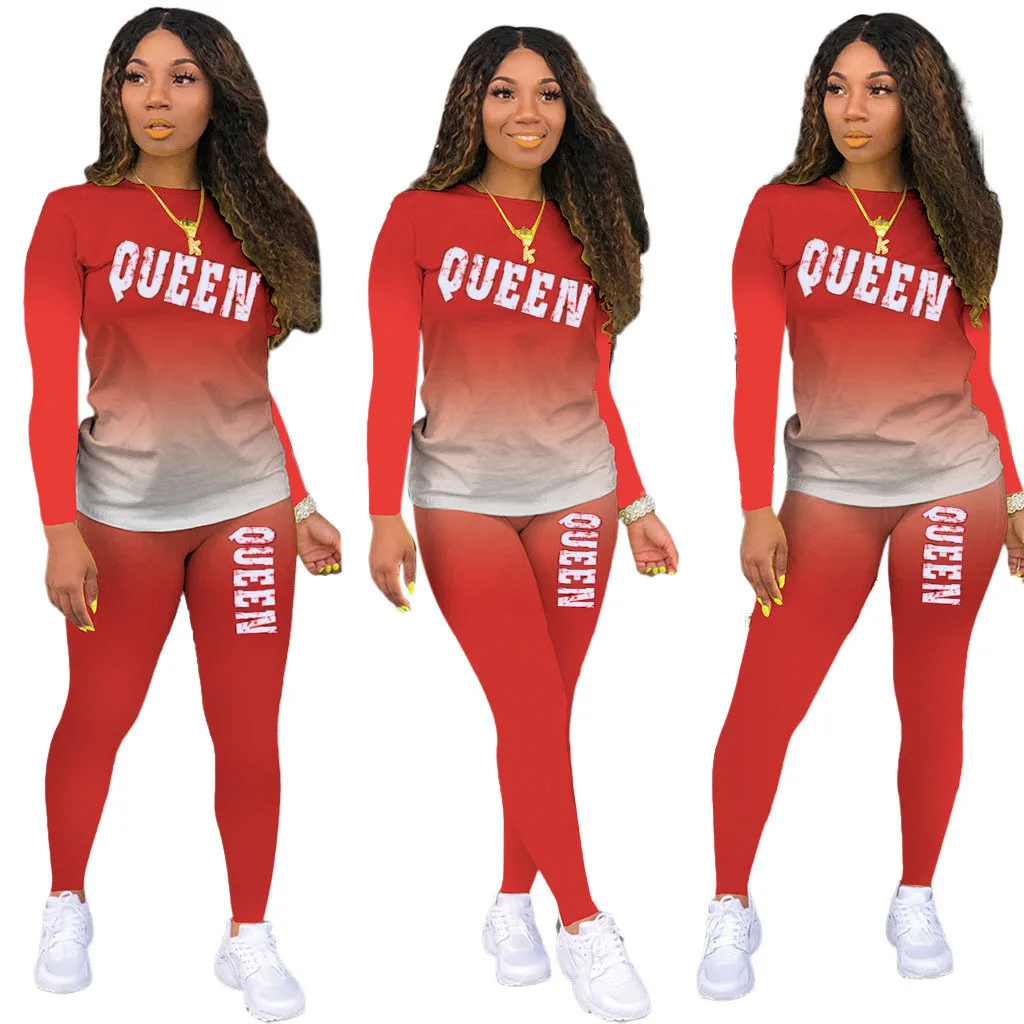 2021 New Arrival Printed Sporty Tracksuits Casual Women Clothing Plus Size Outfits Two Piece Pants Set, Picture color
2021 New Arrival Printed Sporty Tracksuits Casual Women Clothing Plus Size Outfits Two Piece Pants Set, Picture color