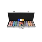 Chip Poker 500 Chip Poker Set With Aluminium CaseCrown Clay Poker Chip Set