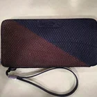 new style 100% genuine salmon leather black/brown color rectangle shape handbag on sales