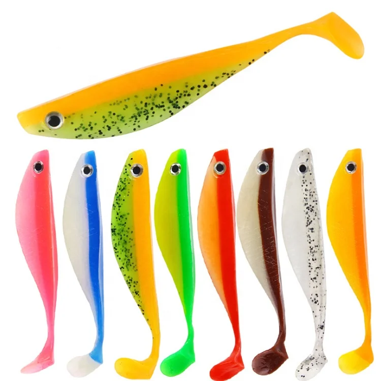 2pcs wholesale 11.9g rubber 3d eyes bionic minnow fishing soft lure bait, 8 colors
2pcs wholesale 11.9g rubber 3d eyes bionic minnow fishing soft lure bait, 8 colors