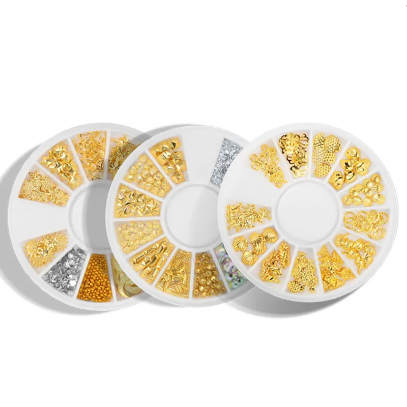 11sets options gold sticker alloy jewelry rhinestone 3d mixed nail art decoration wheel, Metal gold
11sets options gold sticker alloy jewelry rhinestone 3d mixed nail art decoration wheel, Metal gold