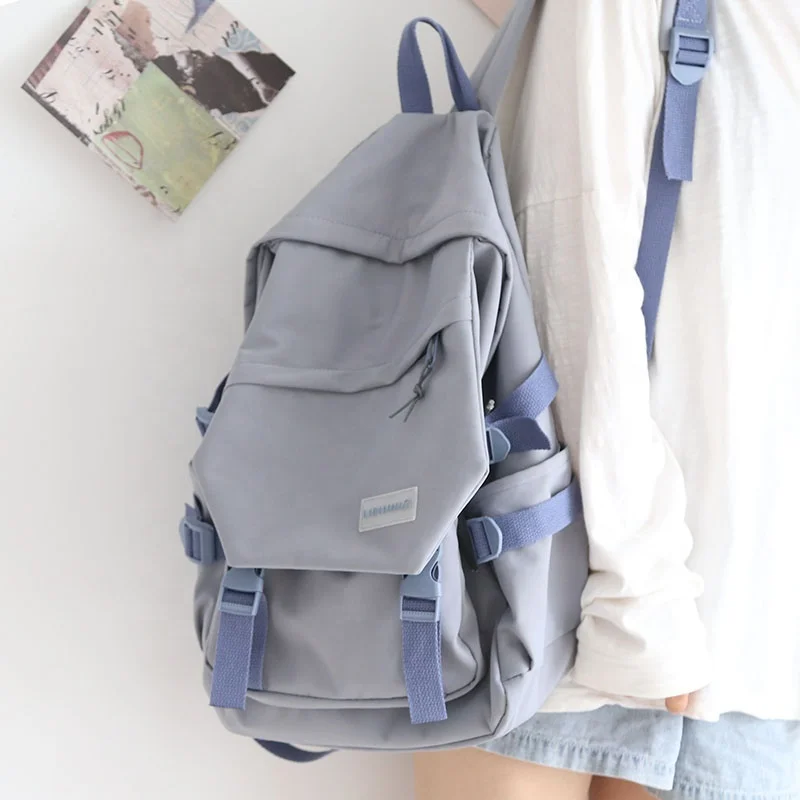 Wholesale Unisex Large Capacity Backpack School Bags Women Student Schoolbag, Black,white,blue,green,pink or customized
Wholesale Unisex Large Capacity Backpack School Bags Women Student Schoolbag, Black,white,blue,green,pink or customized