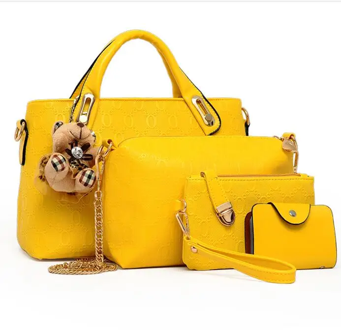 Free Print LOGO handmade quality colorful jewel tote zipper women pu handbag sets mini card bag gift for 4 pieces
Free Print LOGO handmade quality colorful jewel tote zipper women pu handbag sets mini card bag gift for 4 pieces