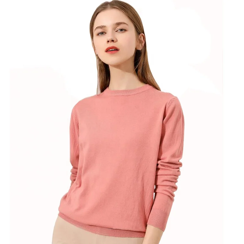 Fashion New 2020 Plus Size Knit Sweaters Women O-neck Knitwear Solid Color Womens Sweater Soft Knitted Pullover, 16 solid colors as shown
Fashion New 2020 Plus Size Knit Sweaters Women O-neck Knitwear Solid Color Womens Sweater Soft Knitted Pullover, 16 solid colors as shown