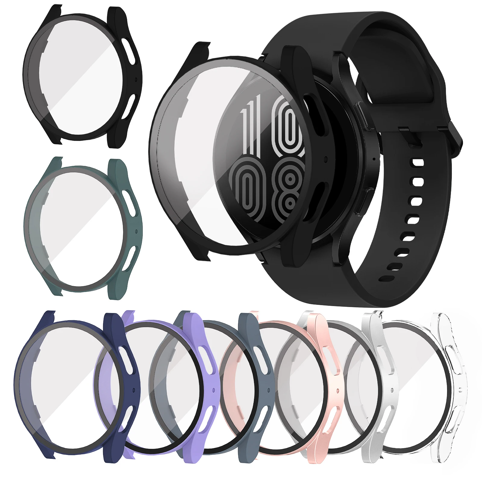 Hot Selling Watch Screen Protector For Samsung Galaxy Watch 5 40mm 44mm PC Tempered Glass Watch Case Cover
Hot Selling Watch Screen Protector For Samsung Galaxy Watch 5 40mm 44mm PC Tempered Glass Watch Case Cover