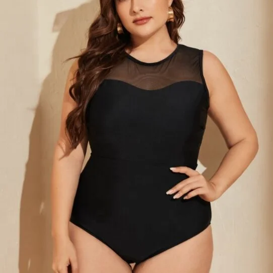 Custom New Black Sexy Plus Size One Piece Bikini Beach wear Backless Swimsuit Athletic Fitness Mesh Swimwear For Fat Women
Custom New Black Sexy Plus Size One Piece Bikini Beach wear Backless Swimsuit Athletic Fitness Mesh Swimwear For Fat Women