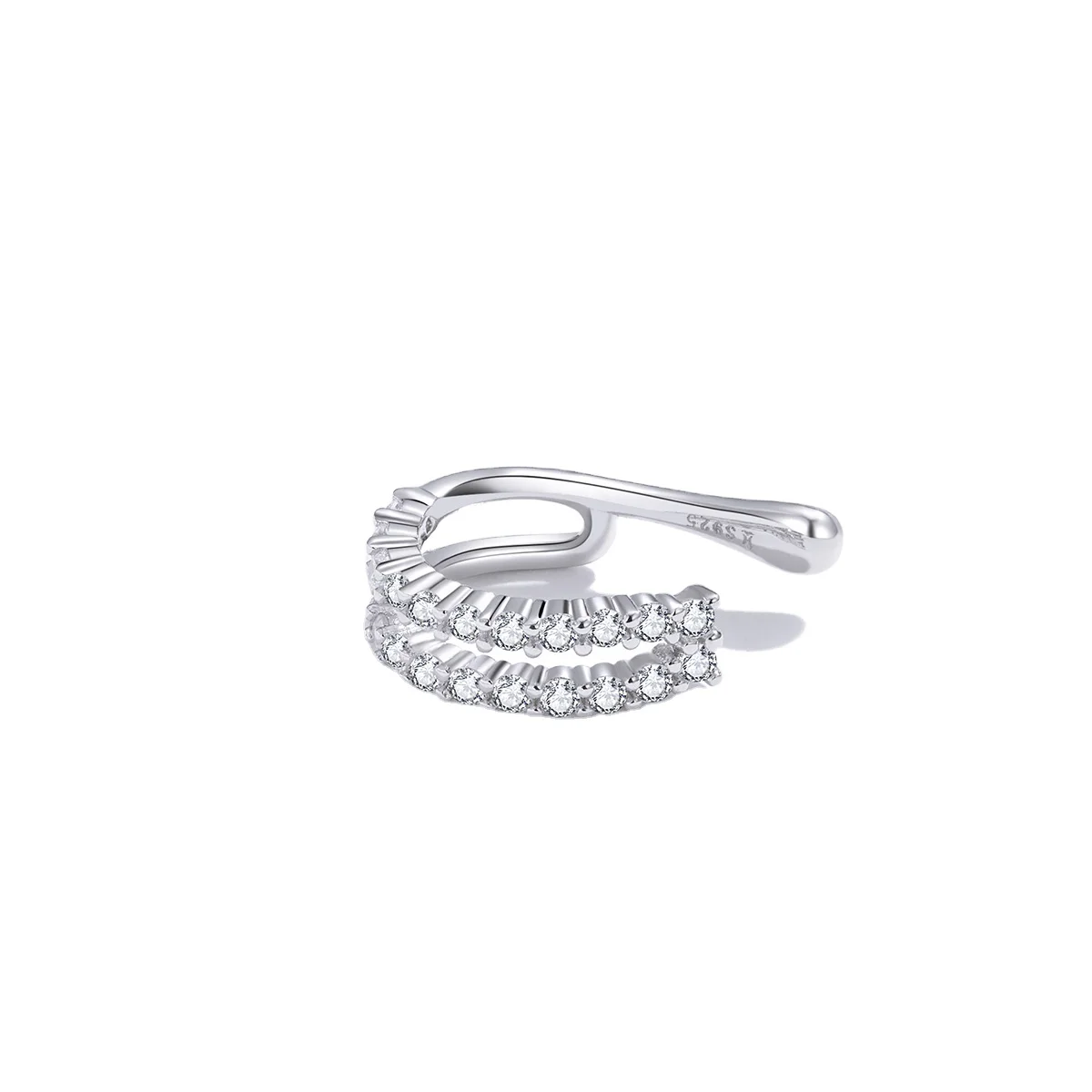 Factory Sale Accessories Women Jewelry 925 Sterling Silver Clear Cz Ear Cuff Clip Earrings
Factory Sale Accessories Women Jewelry 925 Sterling Silver Clear Cz Ear Cuff Clip Earrings