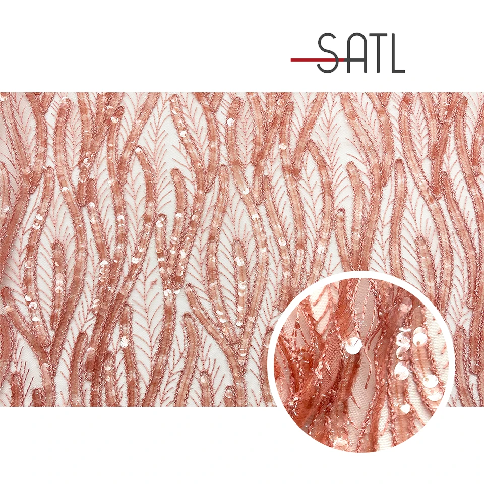 Nigerian Lace Fabric Pink Color 2021 Embroidery African French Tulle Lace With Sequins And Beads For Women Dress Bridal Fabric
Nigerian Lace Fabric Pink Color 2021 Embroidery African French Tulle Lace With Sequins And Beads For Women Dress Bridal Fabric