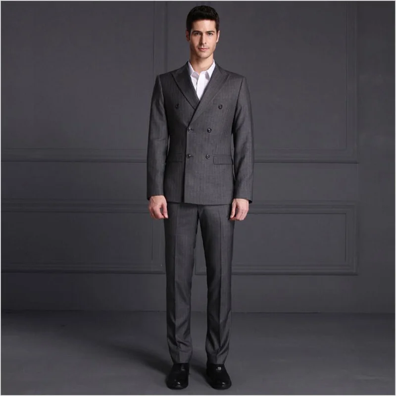 HG High Quality 2 Pieces Mens Wedding Suits Set Lapel Suit Double Breasted Suits For Formal Business Wedding Factory Direct
HG High Quality 2 Pieces Mens Wedding Suits Set Lapel Suit Double Breasted Suits For Formal Business Wedding Factory Direct
