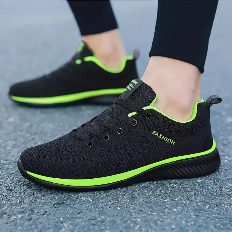 Breathable Fashion Sneakers Comfort Jogging Walking Shoes Men Fly Knitted Carsual Shoes, Green black red
Breathable Fashion Sneakers Comfort Jogging Walking Shoes Men Fly Knitted Carsual Shoes, Green black red