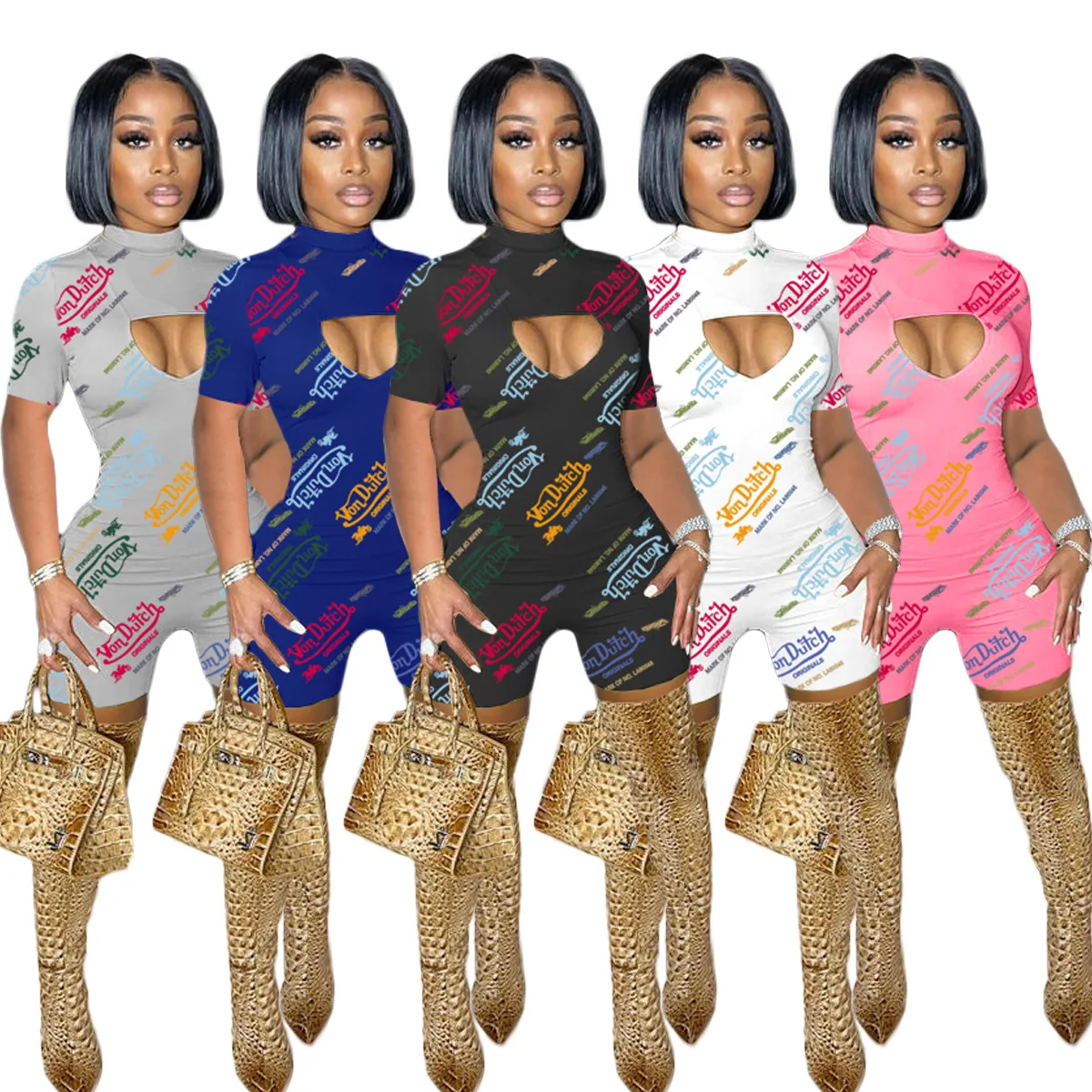 2021 Summer Trending Hollow Out Von Dutch Shorts Rompers and jumpsuit for Women Plus Size Clothing Streetwear, Multi color as picture
2021 Summer Trending Hollow Out Von Dutch Shorts Rompers and jumpsuit for Women Plus Size Clothing Streetwear, Multi color as picture