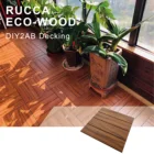 Wood Plastic Composite WPC Outdoor Floor Tiles Deck