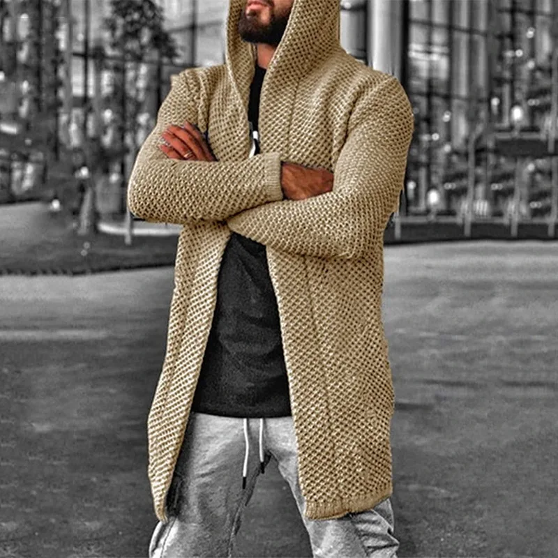 Hot Recommend Long Sweater Cardigan Men's Sweater Clothing Cropped Cardigan Knitted Sweater