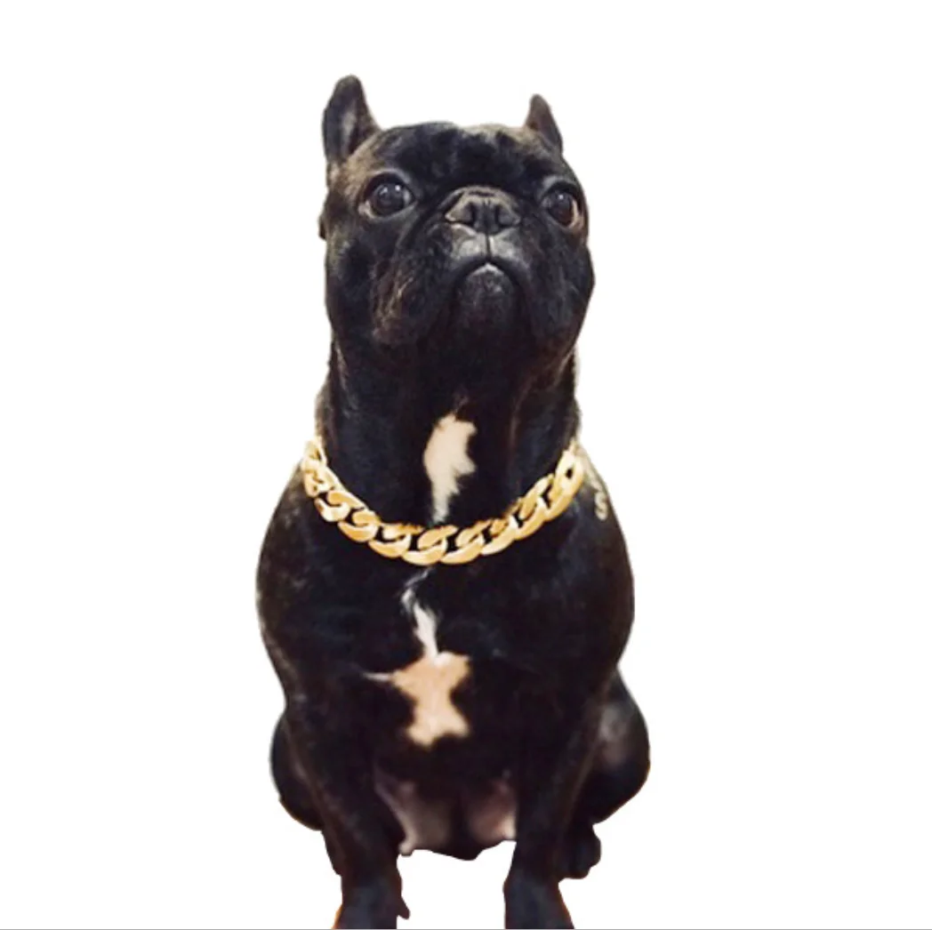 Adjustable Gold and Silver Bully Dog Chain collar Small and Medium-sized Pet Necklace Jewelry Accessories, Gold, silver
Adjustable Gold and Silver Bully Dog Chain collar Small and Medium-sized Pet Necklace Jewelry Accessories, Gold, silver