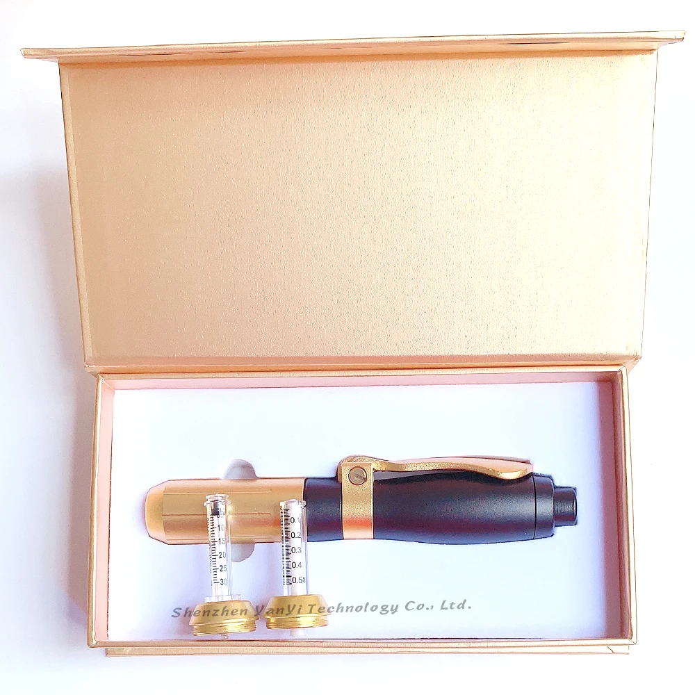 YanYi 3ml and 5 ml Hyaluronic acid injector pen gun for mesotherapy, Black and gold
YanYi 3ml and 5 ml Hyaluronic acid injector pen gun for mesotherapy, Black and gold