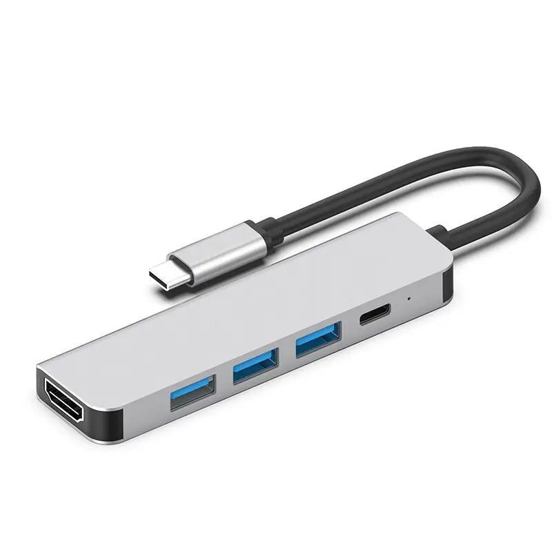 The new Type-C 5 in 1 docking station computer splitter USB3.0*3 4k HD docking station, Support oem
The new Type-C 5 in 1 docking station computer splitter USB3.0*3 4k HD docking station, Support oem