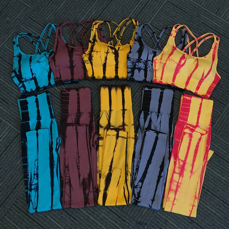 Seamless 2 Piece tie dye Sports Running Yoga Clothing Gym Fitness Wear womens activewear High Waisted Workout Leggings Yoga Set, Customized colors
Seamless 2 Piece tie dye Sports Running Yoga Clothing Gym Fitness Wear womens activewear High Waisted Workout Leggings Yoga Set, Customized colors