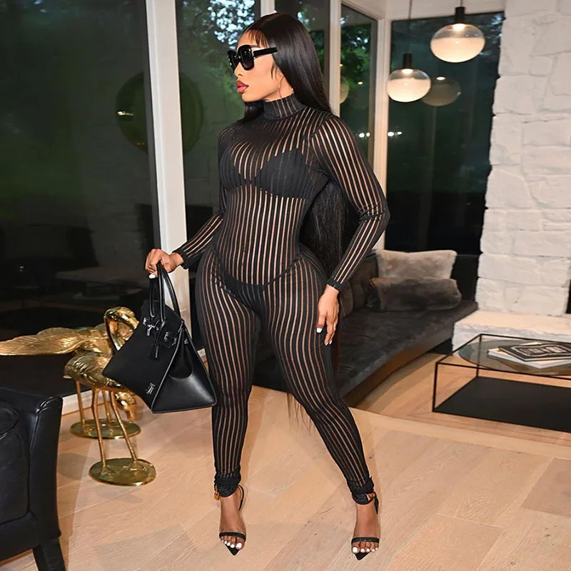 BOYI Fall New Arrival Black Stripe Print Long Sleeve Zipper One Piece Bodysuit Fitness Rompers Women Jumpsuit
BOYI Fall New Arrival Black Stripe Print Long Sleeve Zipper One Piece Bodysuit Fitness Rompers Women Jumpsuit