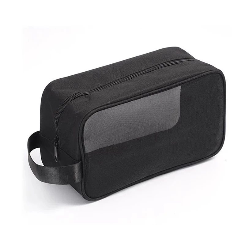 1pc Black Mesh Toiletry Pouch Large Capacity Mesh Cloth Cosmetic Travel Bag Makeup Organizer Bag For Outdoor Travel, Customized color
1pc Black Mesh Toiletry Pouch Large Capacity Mesh Cloth Cosmetic Travel Bag Makeup Organizer Bag For Outdoor Travel, Customized color