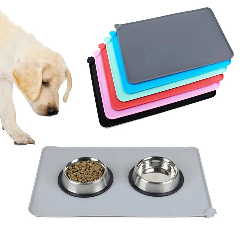Waterproof Pet Mat For Dog Cat Food Mat Silicone Pet Food Pad Pet Bowl Drinking Mat Dog Feeding Placemat Easy Washing, Multi-colors
Waterproof Pet Mat For Dog Cat Food Mat Silicone Pet Food Pad Pet Bowl Drinking Mat Dog Feeding Placemat Easy Washing, Multi-colors