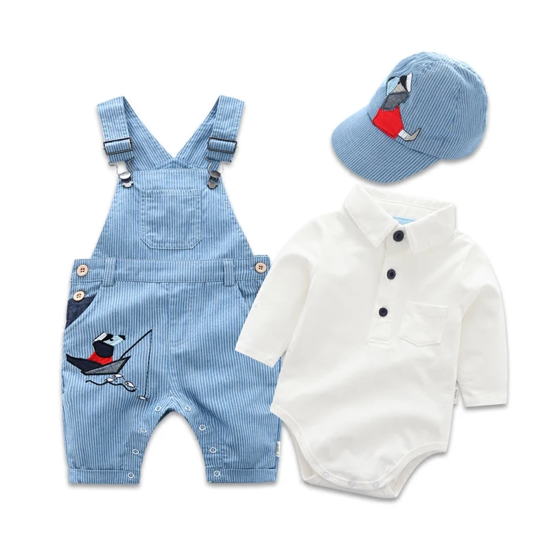 Custom 2022 Infant Baby Outfit Clothes Set Romper Bow With Hat Newborn Suit Pinstripe Cotton Baby Boy Birthday Clothes, White
Custom 2022 Infant Baby Outfit Clothes Set Romper Bow With Hat Newborn Suit Pinstripe Cotton Baby Boy Birthday Clothes, White