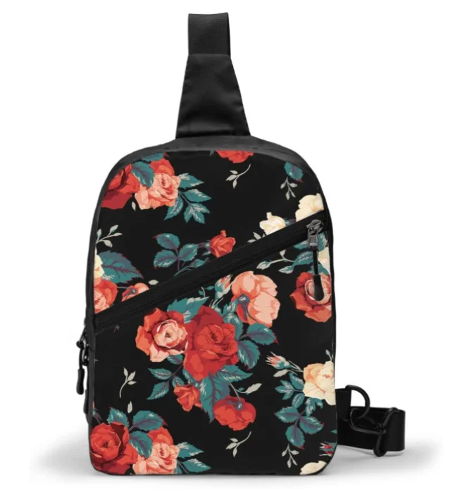 Rose Flowers Sling Crossbody Shoulder Bag For Women Men Folding Chest Bags Adjustable Travel Casual Shoulder Daypack, Flower/pingu/owl
Rose Flowers Sling Crossbody Shoulder Bag For Women Men Folding Chest Bags Adjustable Travel Casual Shoulder Daypack, Flower/pingu/owl