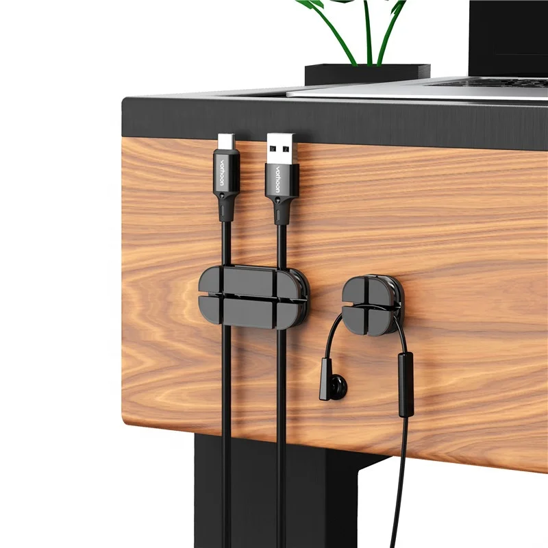 Wholesale Cable Organizer Set Desk Cord Silicone Clip Wall Cable Organizer For Data Cable, Black
Wholesale Cable Organizer Set Desk Cord Silicone Clip Wall Cable Organizer For Data Cable, Black