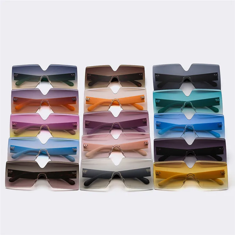 wholesale Women with customized big size Custom logo sunglassesVintage One Piece Lens colorful Sunglasses Big Frame Sunglasses
wholesale Women with customized big size Custom logo sunglassesVintage One Piece Lens colorful Sunglasses Big Frame Sunglasses