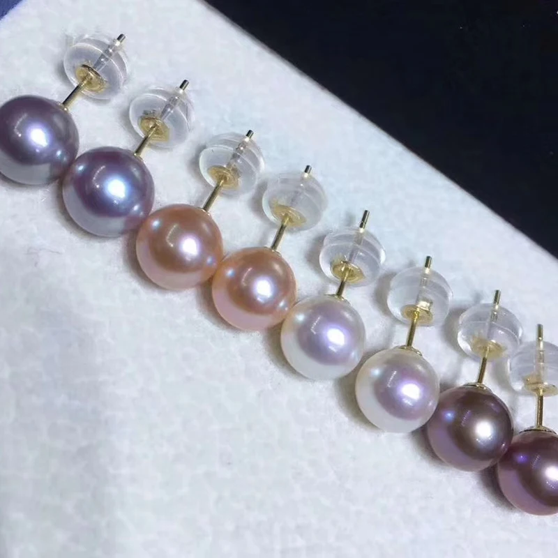 wholesale natural fresh water pearl earring, 18K gold fittings, customized designs available
wholesale natural fresh water pearl earring, 18K gold fittings, customized designs available