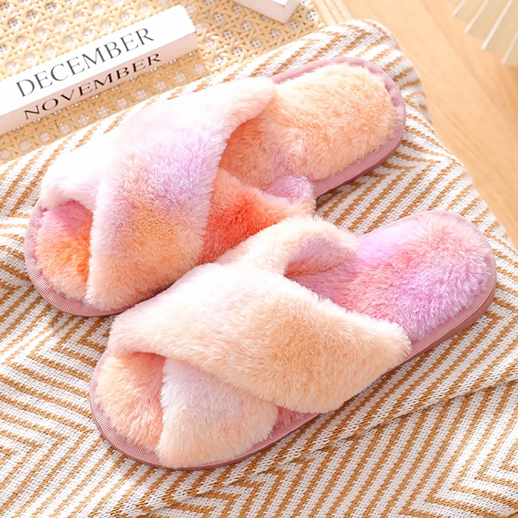 High Quality Open Toe Women Fashion Fur Slippers Cross Band Soft Warm Fluffy Slippers, Customized color
High Quality Open Toe Women Fashion Fur Slippers Cross Band Soft Warm Fluffy Slippers, Customized color