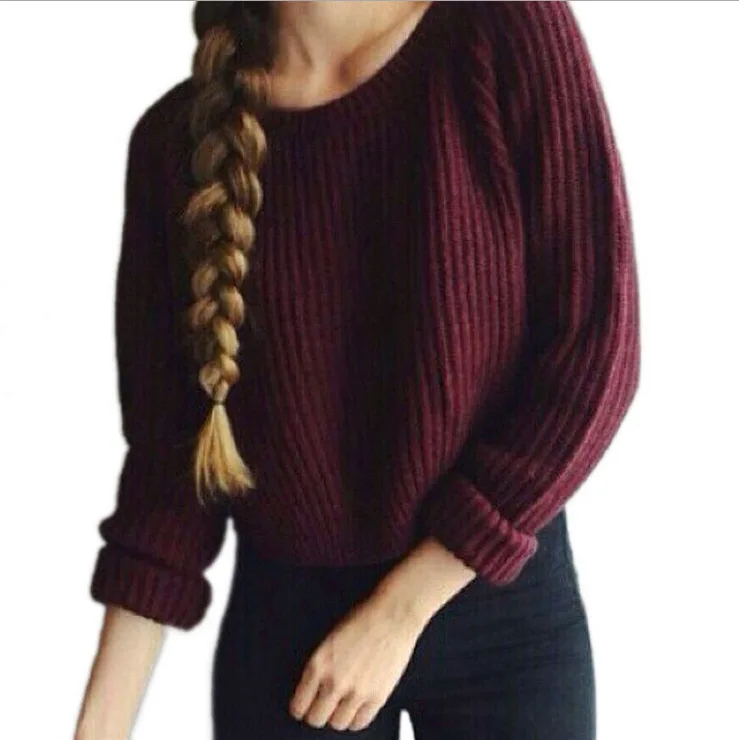 Autumn Winter Women Korean Style Pullovers Sweater Long Sleeve Crop Jumpers Sweater, Yellow, green, black, burgundy, navy blue
Autumn Winter Women Korean Style Pullovers Sweater Long Sleeve Crop Jumpers Sweater, Yellow, green, black, burgundy, navy blue