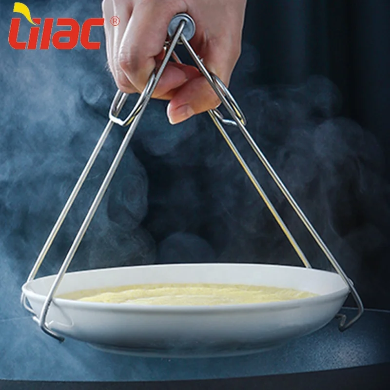 Lilac FREE Sample Stainless steel anti-scalding foldable metal dish clamp tray clamp and plate bowl clip tableware lifter
Lilac FREE Sample Stainless steel anti-scalding foldable metal dish clamp tray clamp and plate bowl clip tableware lifter