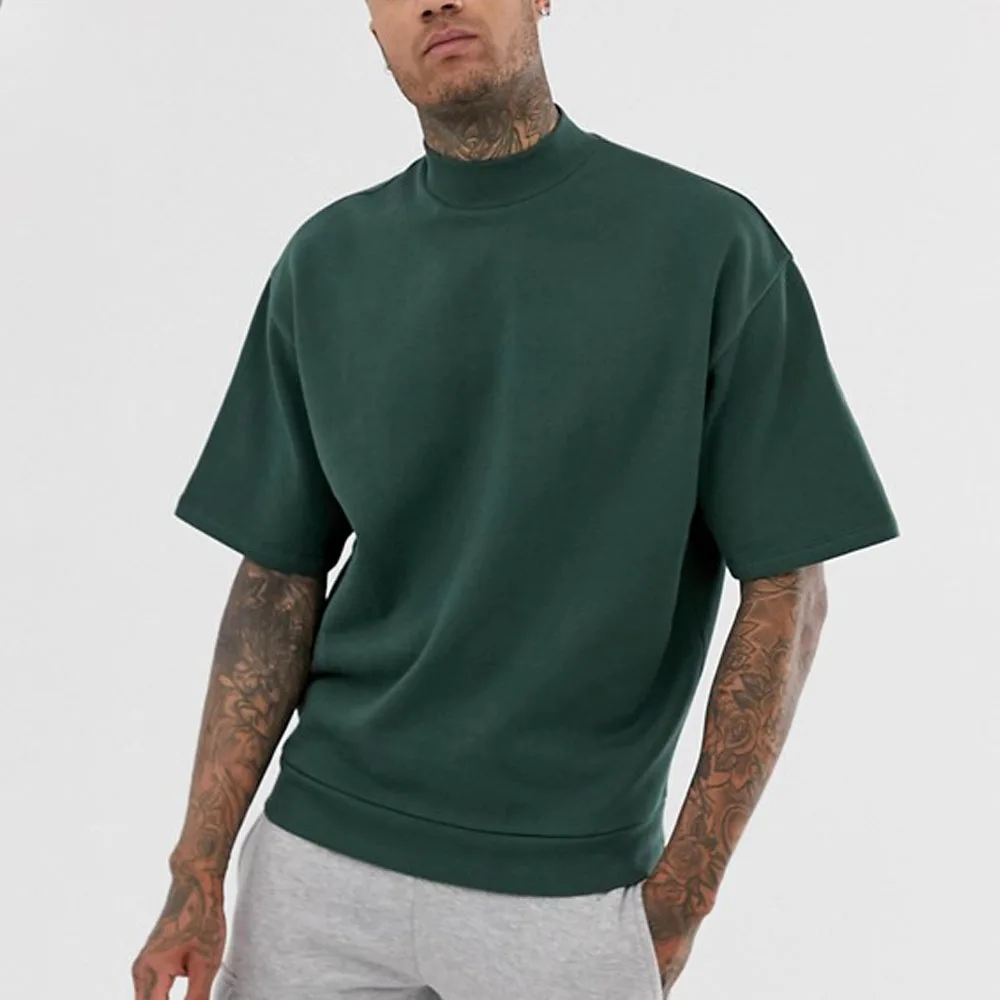 High quality custom made oversized tshirt fashion thick heavy t shirt print/embroidery logo high collar t shirts
High quality custom made oversized tshirt fashion thick heavy t shirt print/embroidery logo high collar t shirts