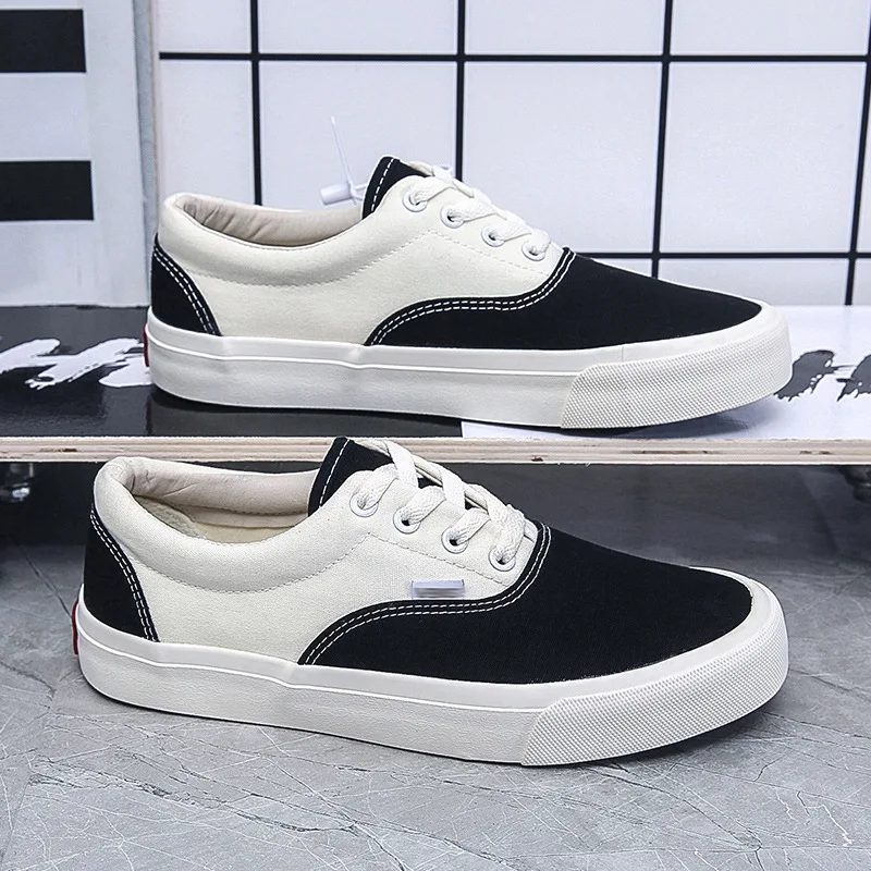 New matching color canvas shoes trend students board shoes lovers leisure shoes low wholesale
New matching color canvas shoes trend students board shoes lovers leisure shoes low wholesale