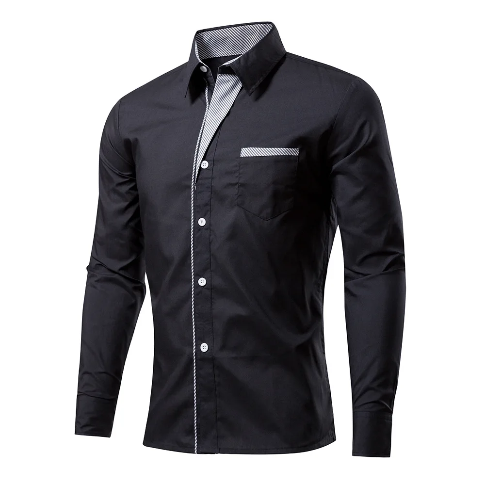 New Fashion Long Sleeve Shirt Men Korean Slim Design Formal Casual Male Dress Shirt, Custom color
New Fashion Long Sleeve Shirt Men Korean Slim Design Formal Casual Male Dress Shirt, Custom color