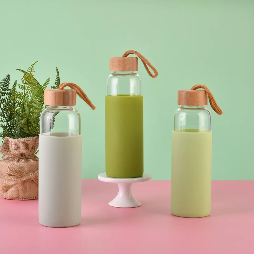 Clear water bottle glass water bottle with bamboo lid custom glass water bottle silicone sleeve, Customized color
Clear water bottle glass water bottle with bamboo lid custom glass water bottle silicone sleeve, Customized color