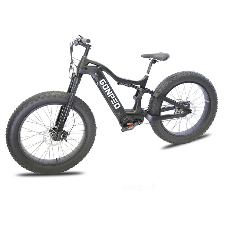 Carbon Fiber Frame double shock absorption cross-country bike 26 inch Bafang central motor lithium electric mountain bike
Carbon Fiber Frame double shock absorption cross-country bike 26 inch Bafang central motor lithium electric mountain bike