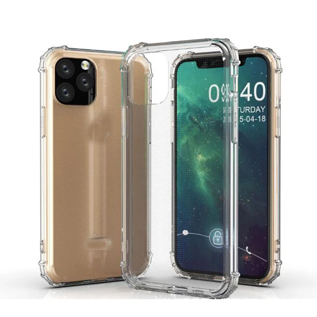 Crystal Clear Shock Absorption Military Grade Soft TPU Cover Case for iPhone 11 Pro Max 6.5 Inch 2019, Transparent
Crystal Clear Shock Absorption Military Grade Soft TPU Cover Case for iPhone 11 Pro Max 6.5 Inch 2019, Transparent