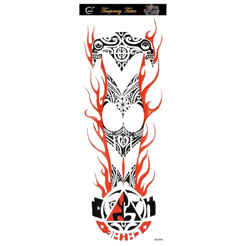 QB-3048 non-toxic waterproof tattoo sticker 2020 new type of full-arm tattoo sticker henna sticker tattoo stencils
QB-3048 non-toxic waterproof tattoo sticker 2020 new type of full-arm tattoo sticker henna sticker tattoo stencils