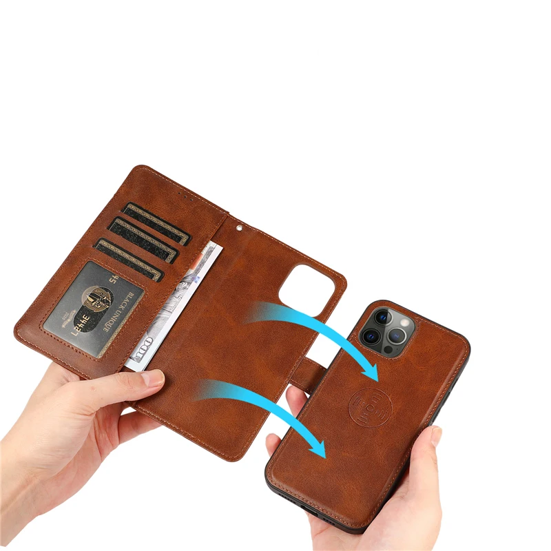 2 in 1 Wallet Case for iPhone 12 Magnetic Detachable Flip Stand Shockproof Phone Case for iphone 12 pro max Leather Case, Black, blue, deep green, red, pink, brown
2 in 1 Wallet Case for iPhone 12 Magnetic Detachable Flip Stand Shockproof Phone Case for iphone 12 pro max Leather Case, Black, blue, deep green, red, pink, brown