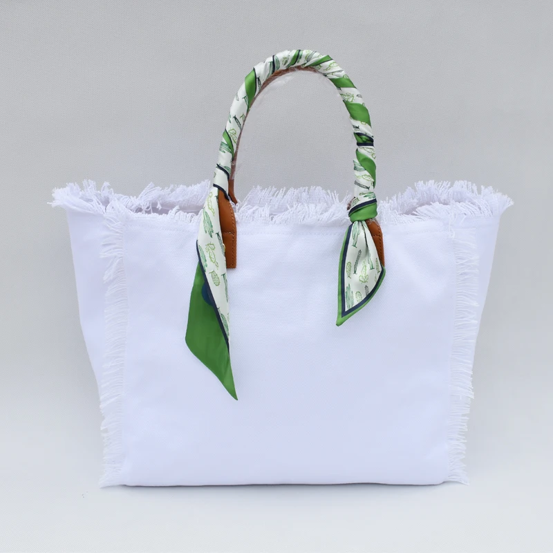 New Popular White Color Ladies Canvas Summer Travel Duffle overlight Bag Big Capacity Fringe Tote
New Popular White Color Ladies Canvas Summer Travel Duffle overlight Bag Big Capacity Fringe Tote