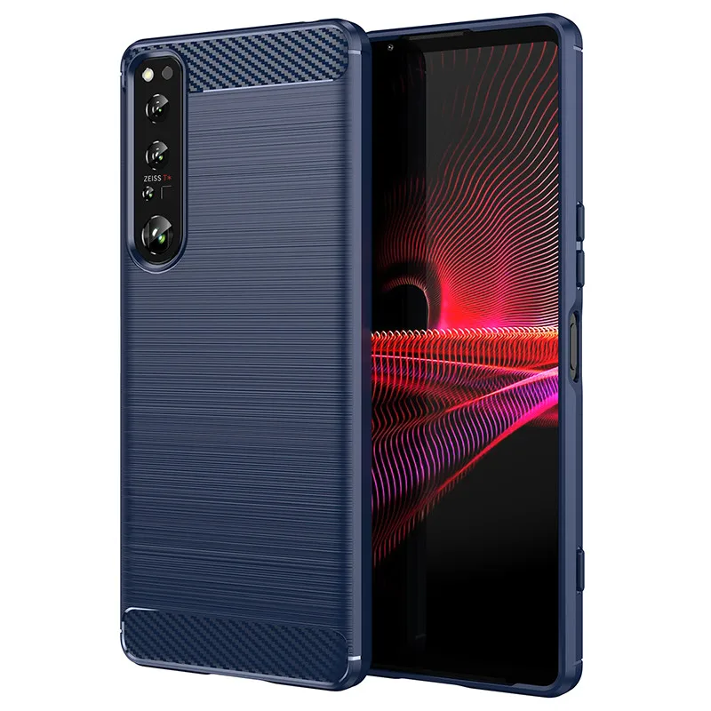 

Black Matte Soft TPU Shockproof Phone Case For Sony Xperia 1 10 IV Ace III XZ4 XZ5 XZ2 XZ1 Compact Cell Phone Protection Cover